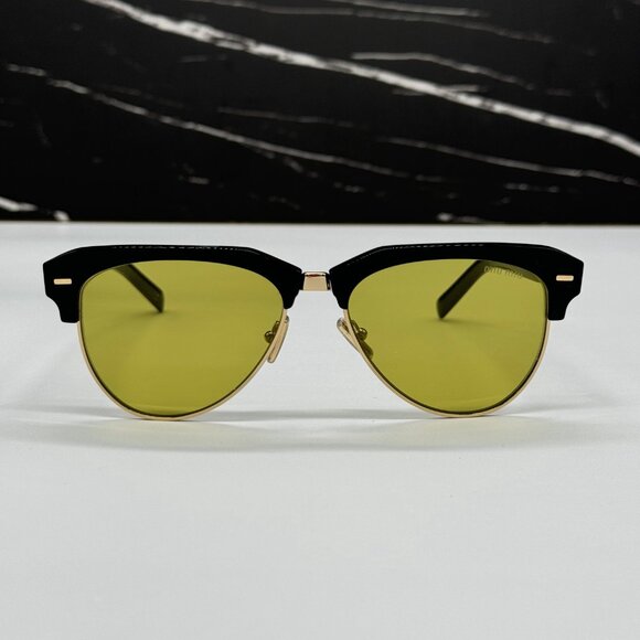NEW MIU MIU MU 09ZS BLACK GREEN WOMEN SUNGLASSES MU09ZS 1AB07O - Picture 4 of 13